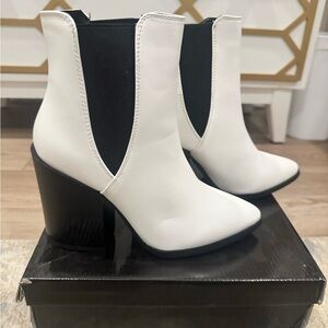 Nastygal White Ankle Boots